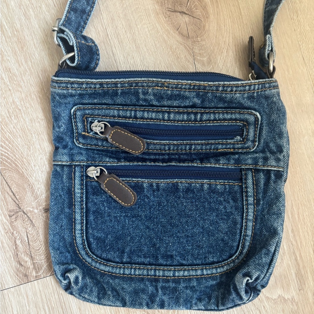 Denim Crossbody Bag